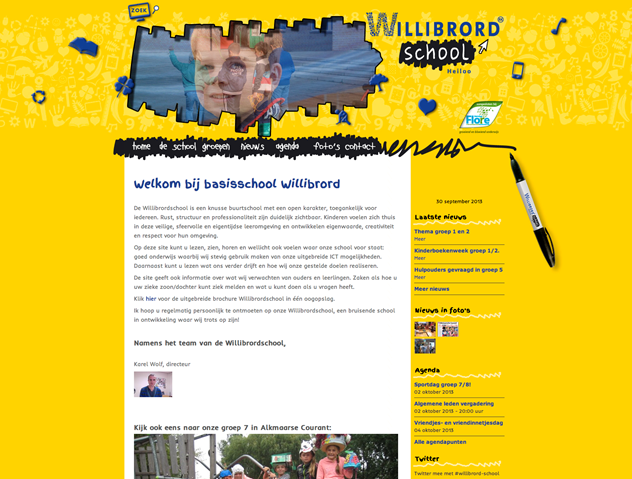 De nieuwe website van de Willibrordschool